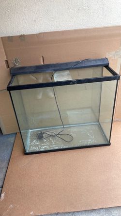 Glass Aquarium Tank with Hood and Light