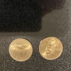 ONE DOLLAR GOLD COLOR COIN