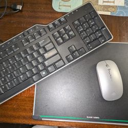 Keyboard, Mouse And Mouse Pad Bundle 