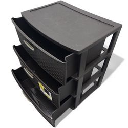 Sterilite 3-Drawer Dark Brown Storage Cart