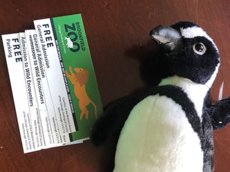 Free Zoo tickets with the Purchase of a stuffed animal
