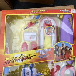 New Baywatch Lifeguard Training Playset missing doll 1997 for Barbie