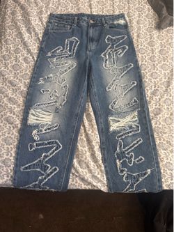 Asaali Distressed Denim Jeans