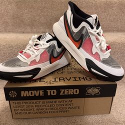 NIKE KYRIE 8 GO GS White/University Red-Black KIDS SIZE 6.5Y