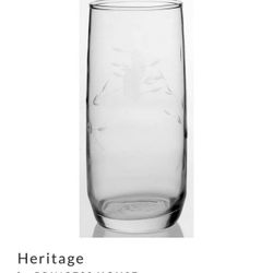 Princess House Heritage 22oz Height: 6 7/8 in Width: 2 7/8 in set of 4