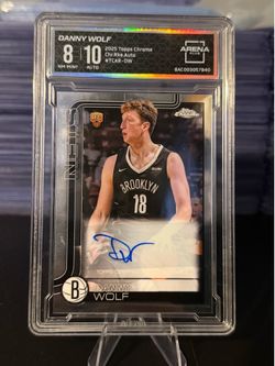 Danny wolf auto card