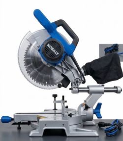 Saw - compound miter saw) de la marca Kobalt (modelo de disco compacto de 7-1/4" o 10" con guía láser/LED)