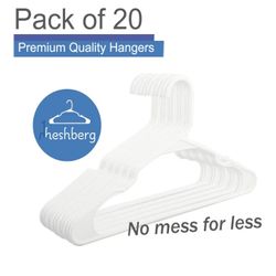 Plastic Notched Hangers 20 Pieces 