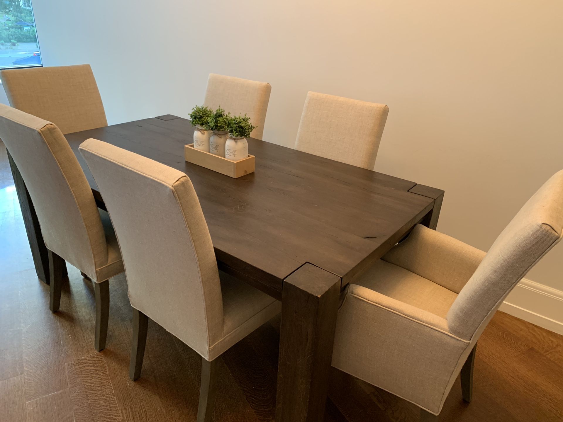 Restoration Hardware RECLAIMED RUSSIAN OAK PARSONS RECTANGULAR 72” DINING TABLE