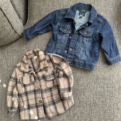 Toddler jackets size 12-18 months