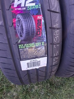 4 new  tires 255/50/20 Atturo  AZ 850