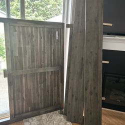 Full Size Wood Headboard And Bed Frame 