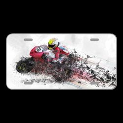 License Plate Novelty Car Front Motorcycle Speed Helmet