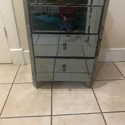 Mirror style dresser/side Table 