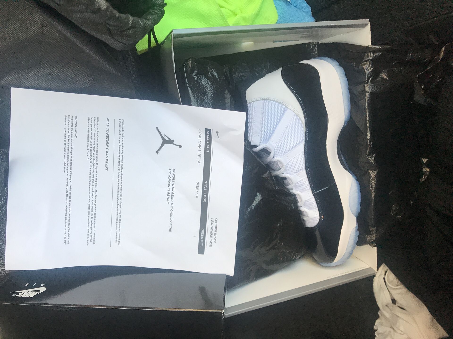 Jordan 11 Concords size13