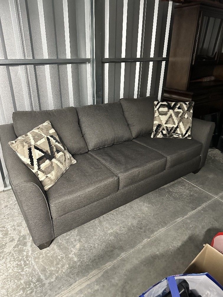 3 Person Sofa W/ Coffee Table And End Tables With USB And Power