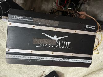 Absolute Pro 22600B 2 Channel Amplifier