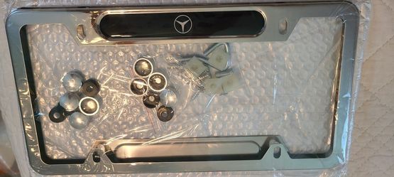 2 Piece Mercedes Benz License Plate Frames