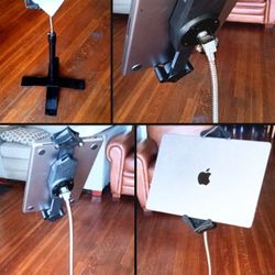 Heavy Duty Tablet Holder Large Size 12" Holder, Metal Adjustable 5ft Stand - Pick Up Near USC Coliseum Area 