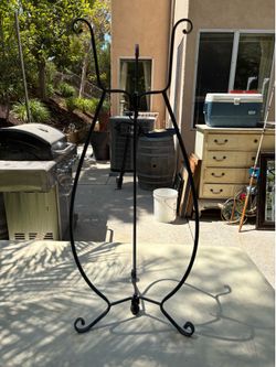 Wrought Iron Hanging Display Stand