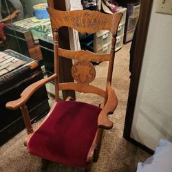Glider Rocking Chair, Antique