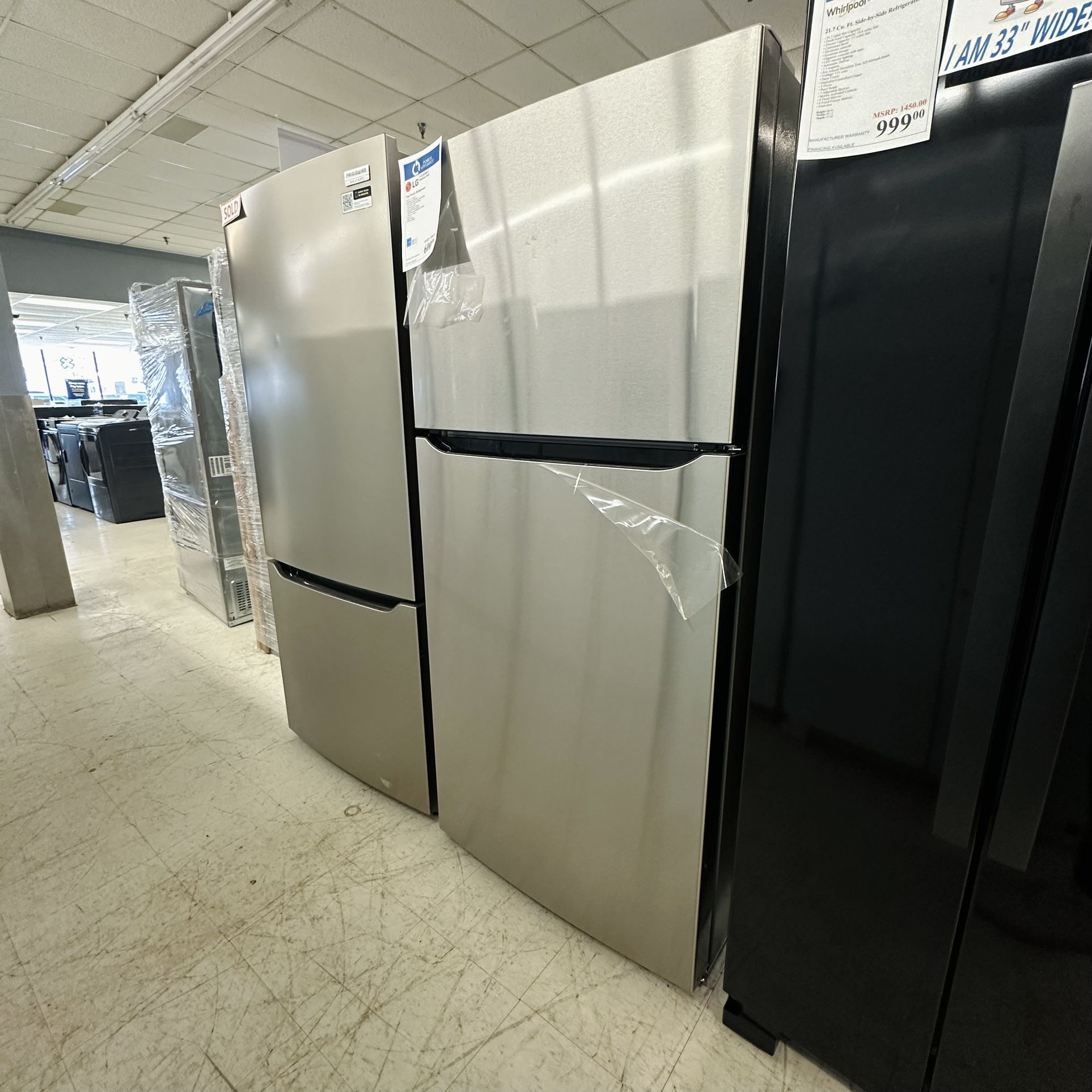 LG TOP FREEZER REFRIGERATOR‼️