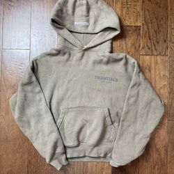 Kids Essentials Fear of God Hoodie - Oatmeal, size M (8)