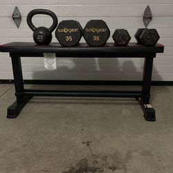 Dumbbells And Kettle Bell