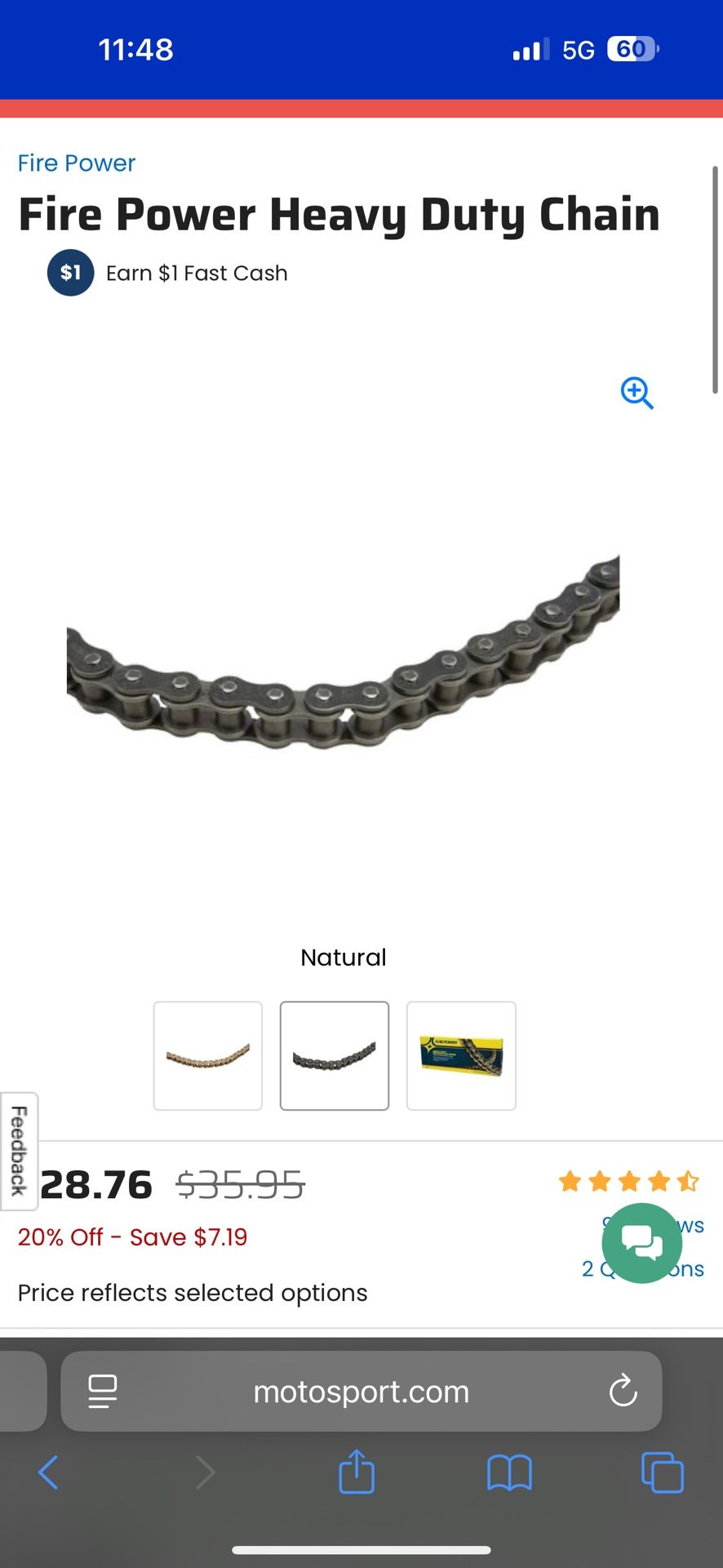 112 Link Dirt Bike Chain