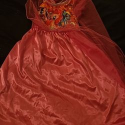 Girls My Little Pony Size 4 costume, play dressup. Back of netting is damaged around edge. East, west, north