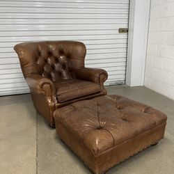 Ralph Lauren writers Chair & Ottoman