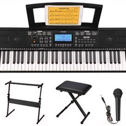 Donner Keyboard Piano, 61 Key Piano Keyboard