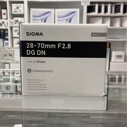 28-70mm F2.8 DG DN (Sigma Sale Ends 4/28)
