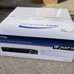 Speco N16NRP16TB 16 Channels 4K H.265 Network Video Recorder with Built-In PoE, 16TB