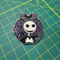 Jack Skellington Mirror Pin