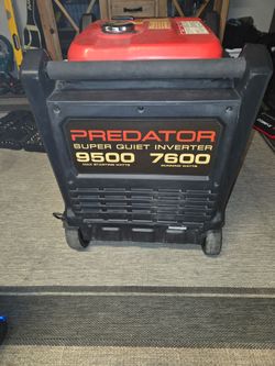 Predator 9500W Super Quiet Inverter Generator