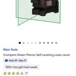 FIRM: Klein Tools 360 Degree Green Self-Leveling Laser Level