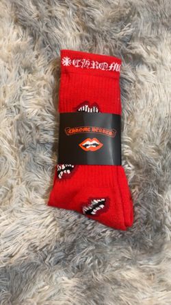 red chrome socks