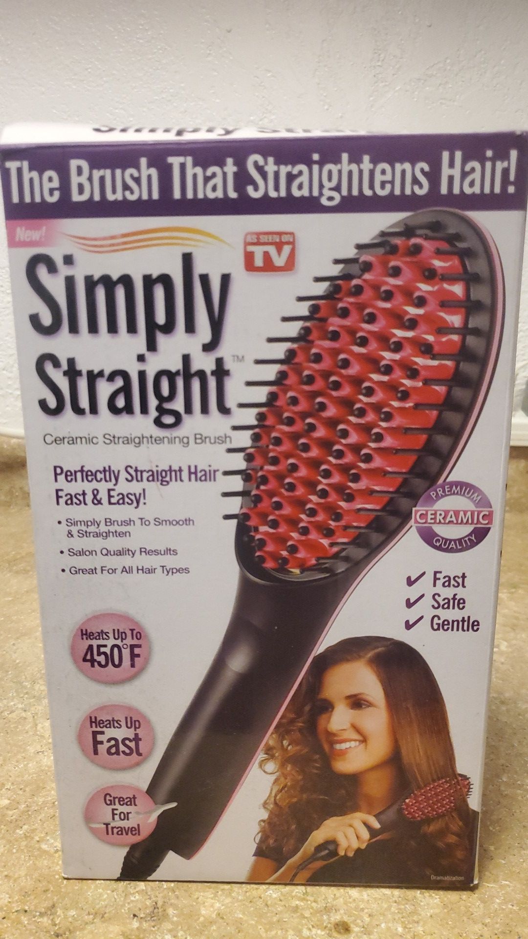 Simply straight hair straightener