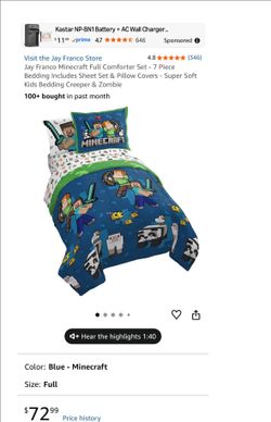 7-piece Minecraft full set