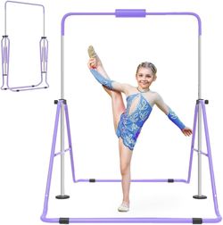 Adjustable Kids Gymnastics Kip Bar with Mat