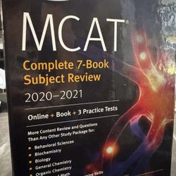 The Kaplan MCAT 2020-2021 Complete 7-Book Subject Review