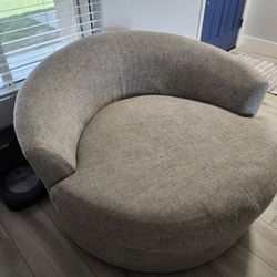 Oversized Swivel Chair