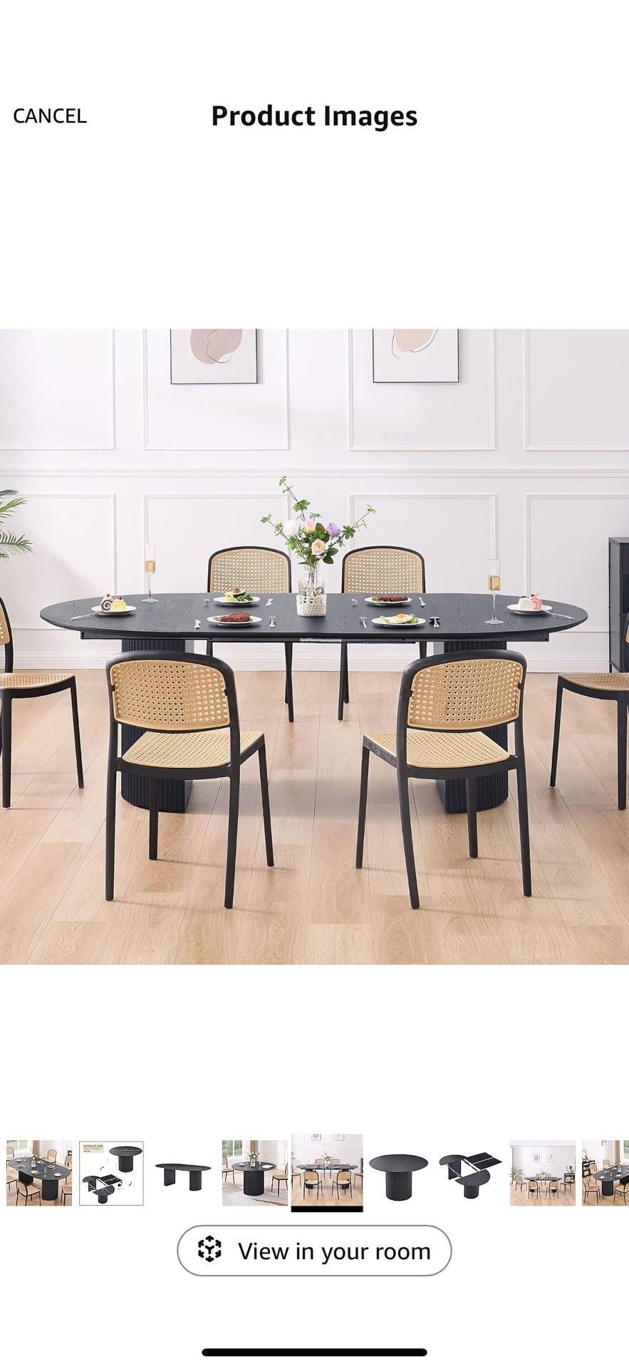 Expandable Dining Table For Sale 4-8 People Seating