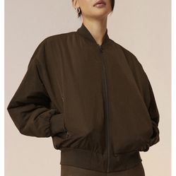 Alo Yoga Faux Fur Urbanite Bomber Jacket BRAND NEW WITH TAG 
