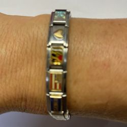 Link Charm  Bracelet 