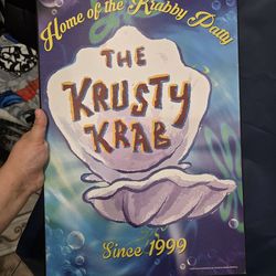 Krusty Krab sign