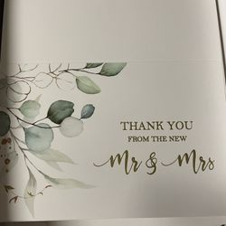 Thank You Notes, Wedding