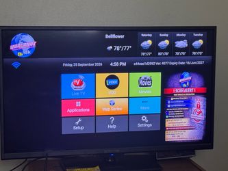 Sceptre 40” TV – Works fine