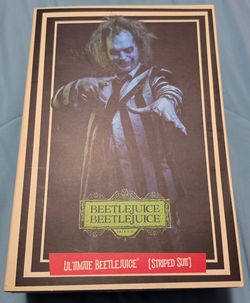NECA Ultimate Beetlejuice Striped Suit Action Figure (New in Box)